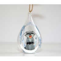 Disneyland Paris Pocahontas Raccoon Christmas open bauble